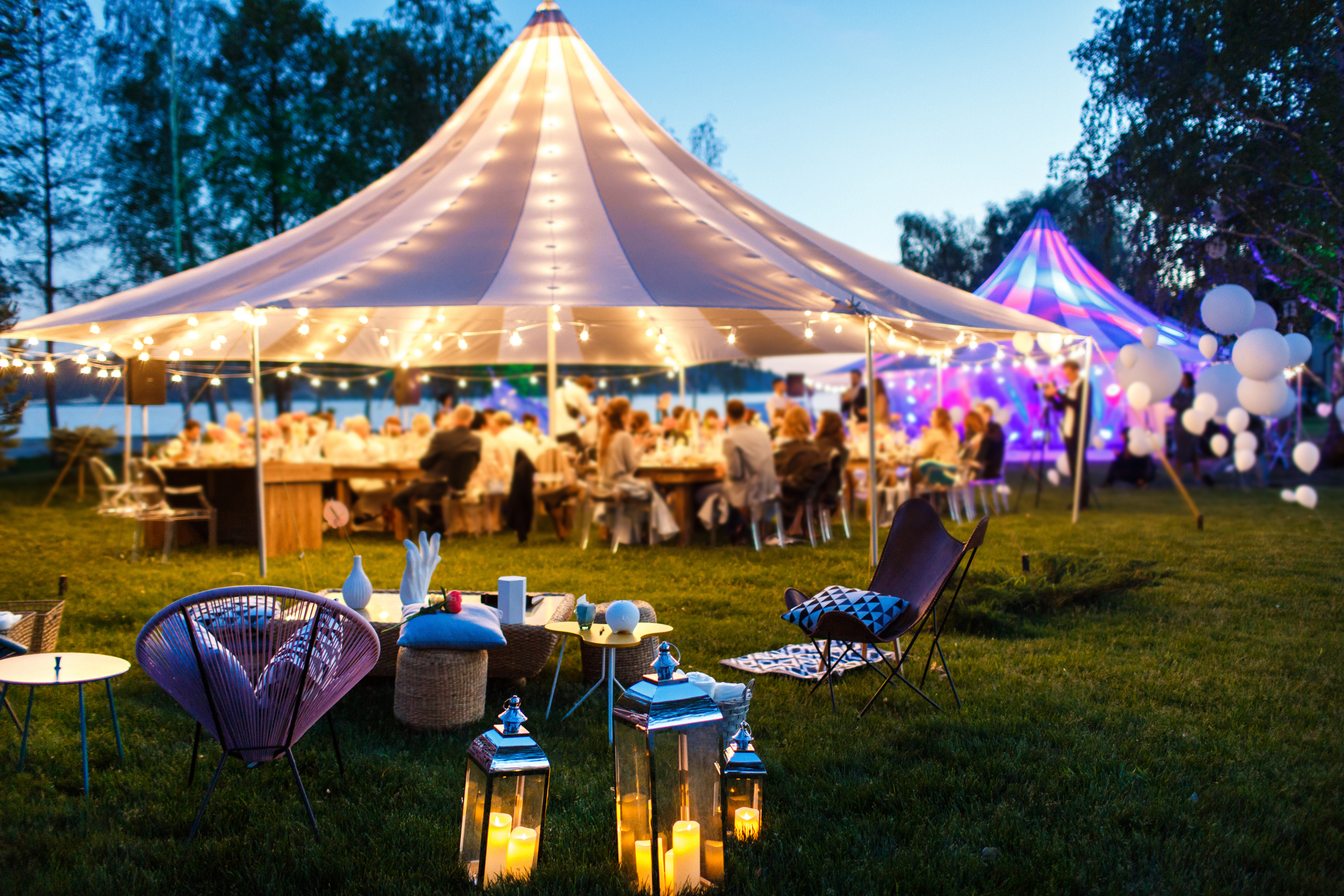 Tipi wedding in Northumberland